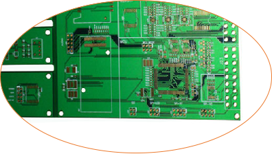 Resin Plug Hole Rogers Single Sided PCB Circuits Board